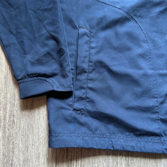 Duluth Trading Co. Navy Blue Quarter-Zip Pullover Windbreaker Jacket Size Large - Picture 4 of 9
